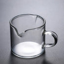 GobekUsa Double Mouth Glass Milk Cup Set - 100ml