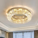 GobekUsa Crystal Gold LED Ring Ceiling Light - Modern Luxury Home Lighting