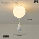 GobekUsa Kids Bear LED Ceiling Light - Designer Bedroom Pendant Lamp