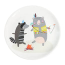 GobekUsa Bone Snack Plate Set - Small Melamine Dish for Sweets, Cakes, and Treats