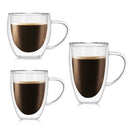 GobekUsa Double Wall Glasses Set - Tumbler Cup Holder Whiskey Wine Vodka Beer Champagne Milk Tea Mug