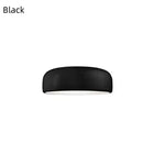 GobekUsa Glossy Black Round Pendant Light for Dining Room, Modern Nordic Hanging Lamp