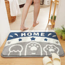 GobekUsa Cartoon Animal Bathroom Carpet - Non-slip Absorbent Soft Bath Rug