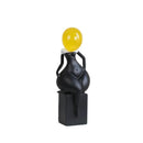 GobekUsa Abstract Art Female Body Decor Figurines Black White Resin Home Decor