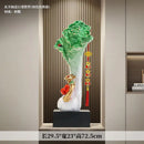 GobekUsa Cabbage Ornament: New Chinese Style Boss Office Decoration for Desktop or Wine Cabinet