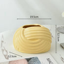 GobekUsa Ceramic Desktop Storage Paper Towel Holder & Tissue Box Organizer