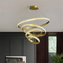 GobekUsa LED Chandelier: Modern Minimalist Pendant Lighting for Home Living Dining Kitchen Bedroom