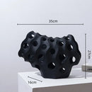 GobekUsa Coral Geometric Resin Sculpture Sea Creature Decor Figurine