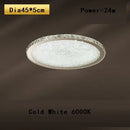 GobekUsa Crystal Round Ceiling Lamp: Nordic Light Luxury LED Home Lighting for Bedroom and Living Room