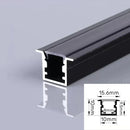 GobekUsa LED Aluminum Profile Recessed U/YW-Shape Hidden Channel Milky Cover Bar Strip Light