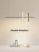 GobekUsa Dimmable LED Pendant Lights: Modern Minimalist Chandelier for Kitchen, Office, Dining Room