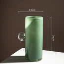 GobekUsa Glass Vase Geometric Sphere Fruit Bowl Storage Container for Flowers and Accessories