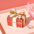 GobekUsa Knot Ribbon Jewelry Box: Bow Shaped Ring Earring Organizer & Gift Container