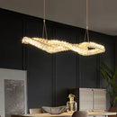 GobekUsa Crystal LED Pendant Chandeliers for Luxury Living Room Decor