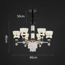 GobekUsa Crystal Chandelier Pendant Light for Living and Dining Room Luxury Home Decor