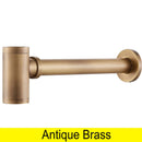 GobekUsa Brass Air Isolation Deodorant Basin Drain Pipe - Anti-Spill Water Drain