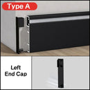 GobekUsa LED Skirting Profile: Hidden Corner Recessed Aluminum Baseboard Light Strip