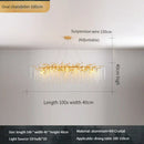 GobekUsa Gold Crystal Chandelier: Modern Luxury Hanging Branches, for Dining Kitchen Living Bedroom