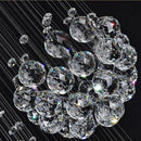 GobekUsa Crystal LED Chandelier for Large Villa Ceiling Lights & Elegant Home Decor