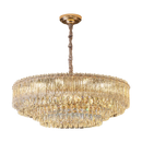 GobekUsa Crystal Chandelier: Luxury Modern Room Lighting for Living Room, Dining Room, Bedroom