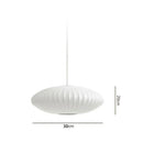 GobekUsa Bubble Silk Pendant Chandelier for Dining Living Room Kitchen Island & Bedroom