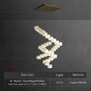 GobekUsa Jade Design Chinese Chandelier for Duplex Villa Restaurant and Living Room