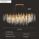 GobekUsa Gold Crystal Grapes Chandelier for Dining Living Room Bedroom