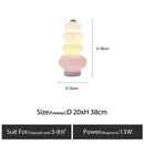 GobekUsa Glowbule Bead Floor Light: Candy Glass Lamp for Bedroom, Living Room, Children's Room