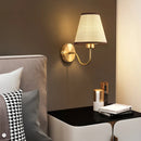 GobekUsa Gold Fabric Wall Lamp for Modern Nordic Style Living Spaces