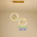GobekUsa Bird LED Chandelier for Bedroom Dining Room.