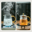 GobekUsa Glass Teapot Puer Kettle Set Office Home Make tea Tool Cold kettle