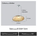 GobekUsa Glass Cloud Chandelier LED Pendant Lamp for Villa Staircase & Hotel