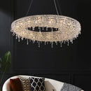 GobekUsa Bird Nest Crystal Pendant Chandelier | Modern Hall Hotel Living Dining Room Luster