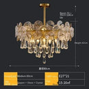 GobekUsa Lotus Crystal Chandelier: Modern Luxury Lighting for Home, Restaurant, Hotel