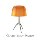 GobekUsa Lumiere Table Lamp: Modern LED Glass Bedside Lamp for Bedroom Living Room