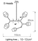 GobekUsa Glass Pendant Lights: Nordic Modern Design for Bar, Dining, Living Room