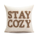 GobekUsa Brown Coffee Pillowcase: Modern Simplicity Light Luxury Sofa Cushion Covers