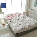 GobekUsa Cartoon Print Quilted Double Blanket for Queen Size Bed