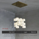 GobekUsa Jade Design Chinese Chandelier for Duplex Villa Restaurant and Living Room