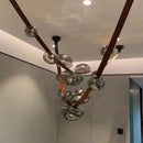GobekUsa Leather Pendant Lights for Home Decor Chandelier Lighting Fixture