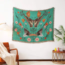 GobekUsa Gothic Thread Blanket Throw Tapestry - Versatile Home Decor & Outdoor Essential