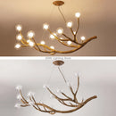GobekUsa Glass Bubble Resin Pendant Light Chandelier LED Lamps for Home Decoration