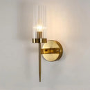 GobekUsa Gold LED Wall Lights Glass Lamps for Bedroom, Living Room, and Bathroom