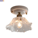GobekUsa LED Canopy Ceiling Light Glass Copper Luminaria De Teto