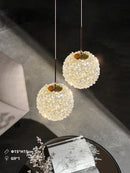GobekUsa Crystal Ball Pendant Light: Warm & Romantic Bedhead Luxury Lighting