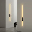 GobekUsa Black LED Wall Lights - Modern Straight Line for Bedroom, Living Room, Kitchen Décor