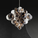 GobekUsa Glass Ball Ceiling Chandelier for Living Room Dining Bedroom - Nordic Air Bubble Pendant Light