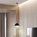 GobekUsa Black Glass Pendant Lights: Modern Nordic Chandelier for Dining Room, Kitchen, Bedroom, and Restaurant