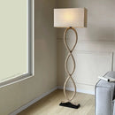 GobekUsa Hemp Rope Fabric Shade LED Floor Lamp for Nordic Retro Wabi Sabi Style