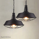 GobekUsa Iron Pendant Lights for Dining Room, Cafe, Clothing Store - Industrial Retro Loft Style